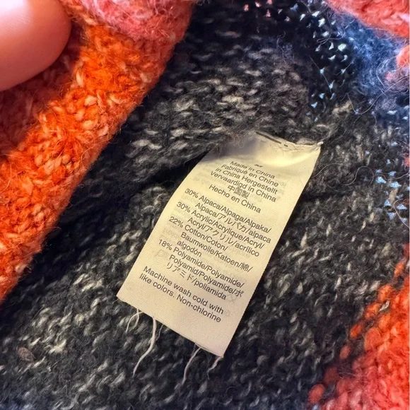 Madewell Oversized Striped Baxter Sweater Tunic - Picture 3 of 7